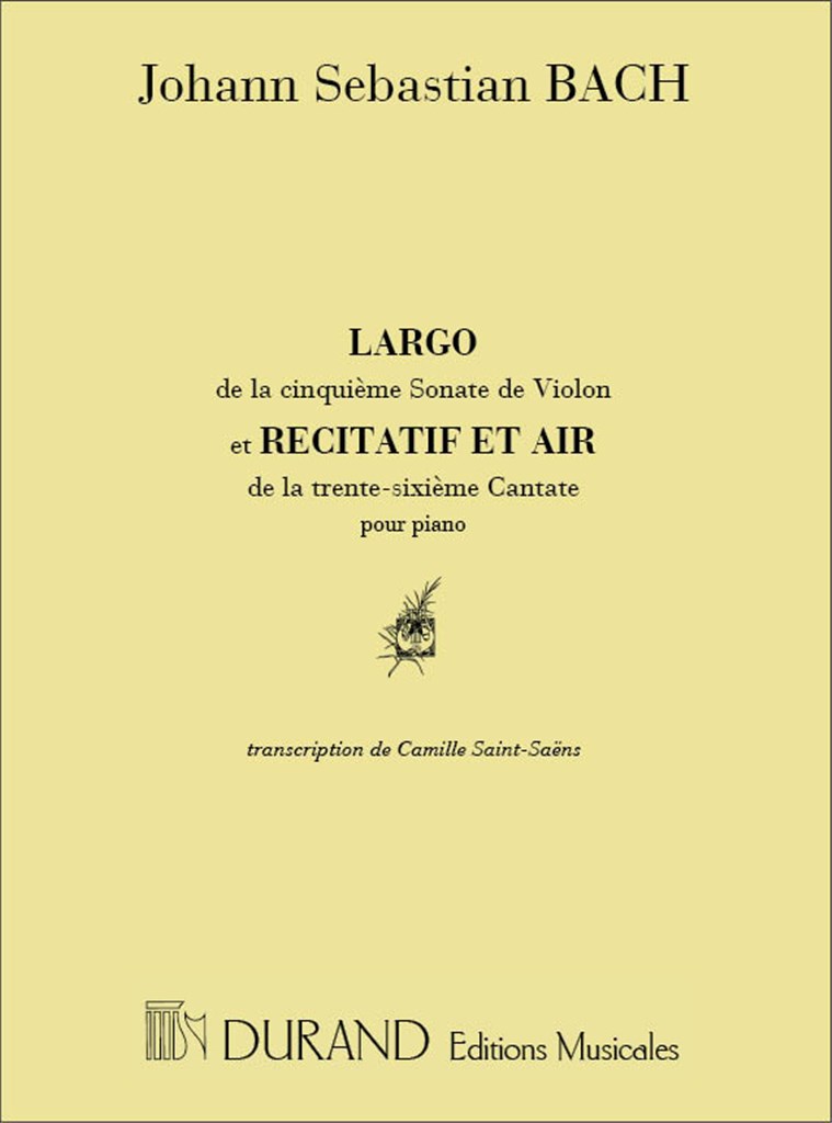 Largo 5 Sonate Violon Et Air 30 Cantatepiano